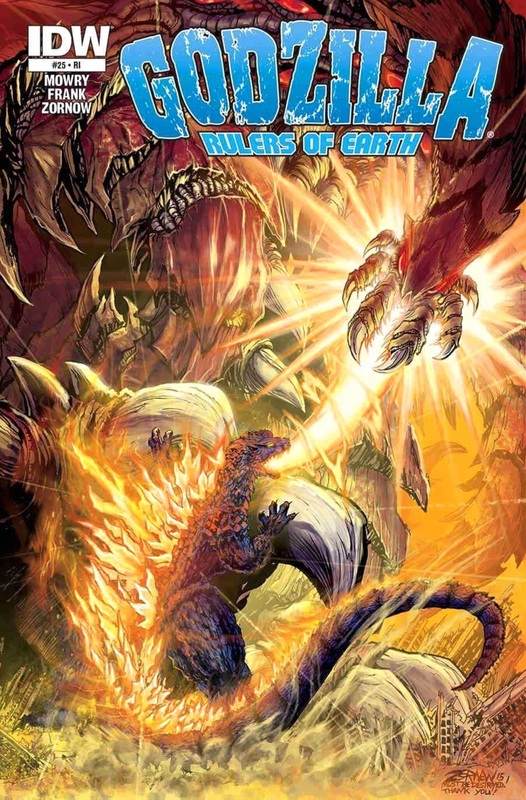 Godzilla Rulers of Earth #3 RI Variant Cover IDW Comic Book Signed